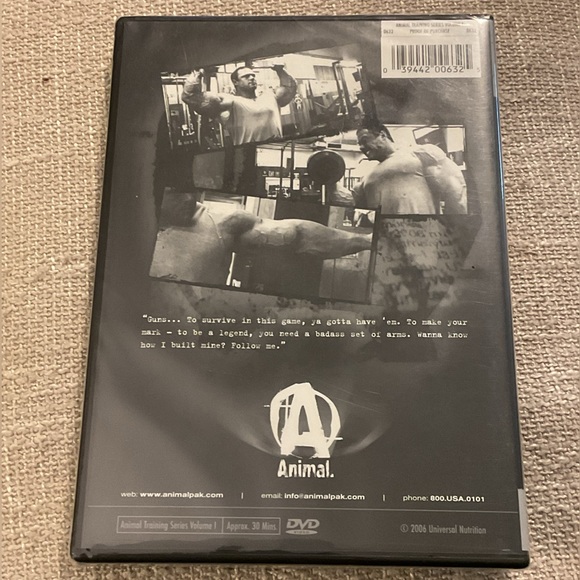 Brand New Factory Sealed Animal Training Series Volume III: Delts (DVD, 2006) - Picture 2 of 3